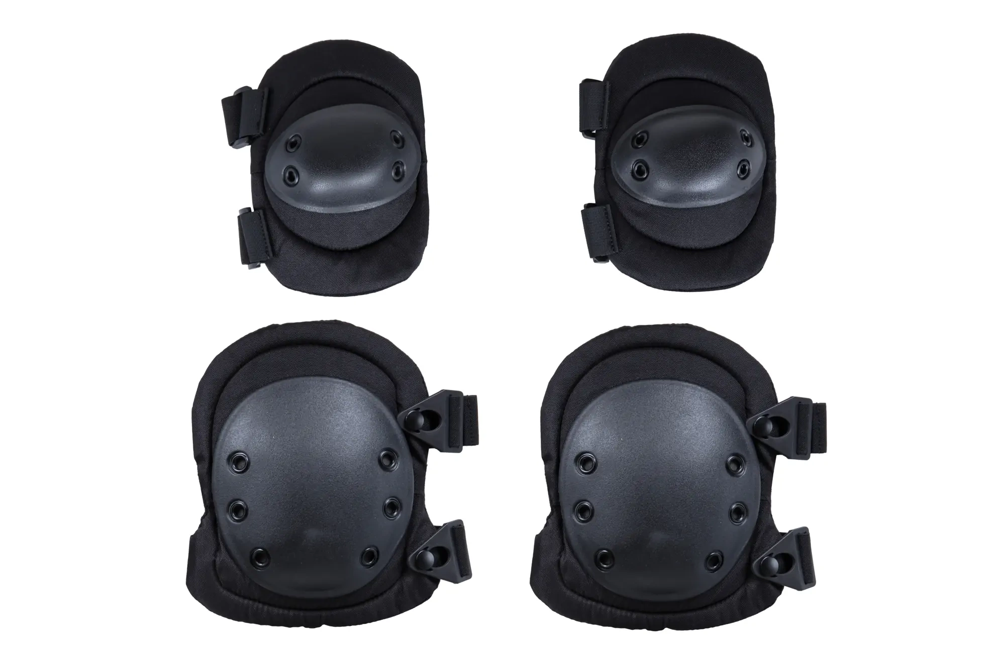 Wosport PA-07 knee and elbow protector set Black – airsoft, ASG, militaria