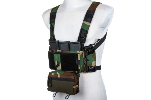 Specna Arms Tactical Adaptive V2 Woodland Chest Rig Vest