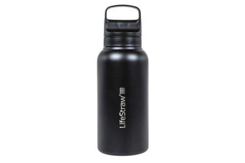 Butelka stalowa z filtrem wody LifeStraw Go 2.0 1000 ml Czarna