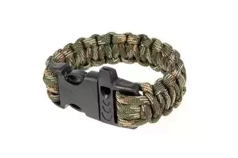 Bracelet de survie (fastex) - camo