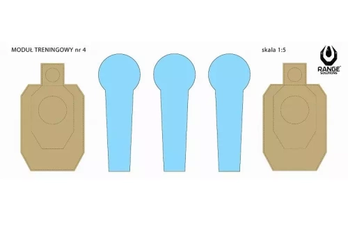 Tarcze Strzeleckie Drill-4 - 50 szt.