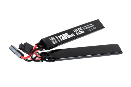 Akumulátor Li-Po Specna Arms x Gens Ace 1300 mAh 25C 2modulový 7.4V Tamiya mini G-Tech