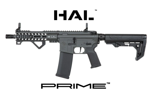 Fusil de airsoft Specna Arms RRA SA-P17 Prime™ Light Ops Stock HAL™ ETU con motor brushless Gris