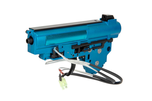 Kompletny, wzmocniony gearbox v.3 (AK) z mikrostykiem (okablowanie na górę) 