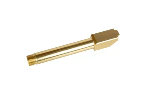 Non-Recoiling 2 Way Fixed" Outer Barrel for Umarex Glock 17 Replicas - Gold"
