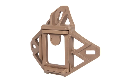 Mounting of the EX Ballistic helmet night vision device Shroud 3.0 Dark Earth