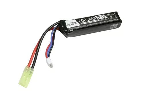 Akumulator LiPo 11,1V 600mAh 20/40C do PDW - Tamiya mini