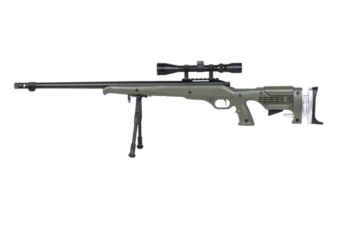 airsoft WELL MB12DG Sniper Rifle Olive
