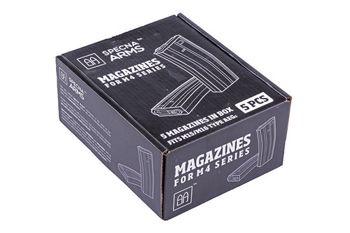 Set of 5 Hi-Cap 300 BB M4/M16 Magazine - Gray