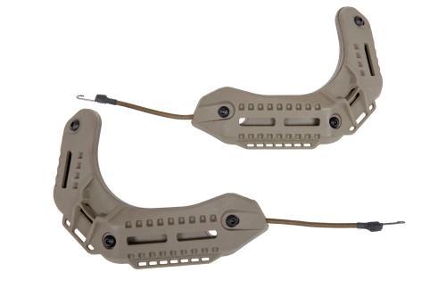 Sada montážních lišt pro přilby Wosport typ MK Tan