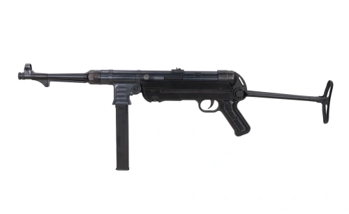 Specna Arms MP40 RETRO AEG-machinepistool (X-ASR) - Zwart