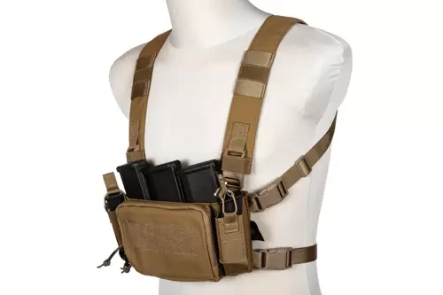 Micro chaleco Chest rig MPC - Coyote Brown