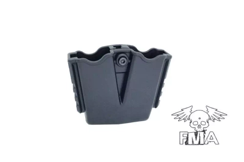 Double Polymer Magazine Pouch For XDM - BLACK type replicas