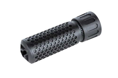 Zestaw replika tłumika dźwięku QD CQB 5KU z repliką tłumika płomienia QD Czarny