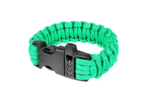Survival Bracelet (Fastex) - Green