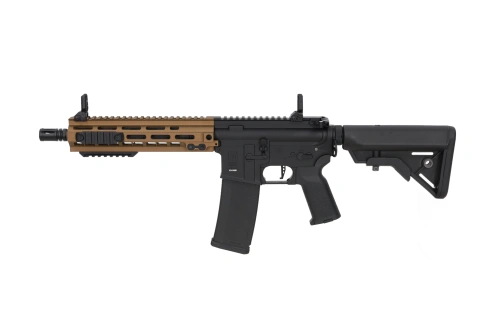 Rifle de asalto AEG Specna Arms M4/AR15 SA-P29 PRIME BLDC 10.5" - Bronce caos