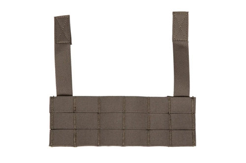 Dodatkowy panel Molle do kamizelek typu Chest Rig Wosport Ranger Green