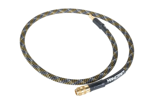 Wąż HPA Mancraft 36" Flex Line QD EU Wide Bore Żółty