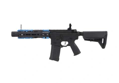 King Arms x Strike Industries Carabine airsoft Sentinel GRIDLOK® 8.5" Aster SE ETU Noir/Bleu