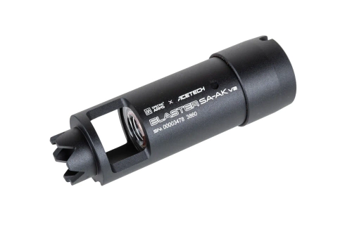 Tracer Specna Arms x AceTech Blaster SA-AK v2 onderdrukker Zwart
