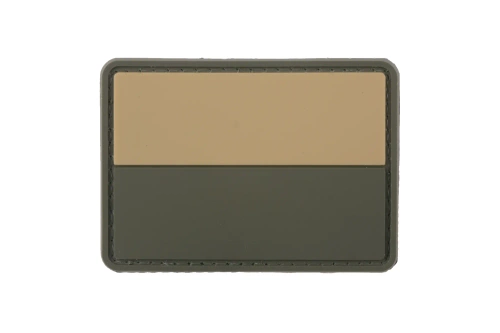 Nášivka 3D - Polská vlajka zhasla