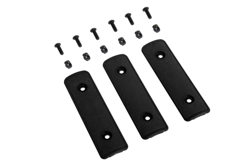 Protection panels for KeyMod & M-LOK rails Black