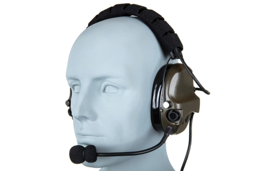 Casque Tac-Sky WYS0142A (coussinets en silicone) Vert feuillage