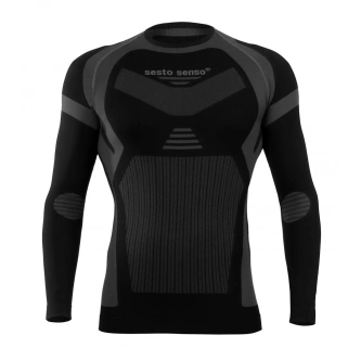 Sesto Senso Thermo Active CL16 T-shirt thermique à manches longues Gris-noir