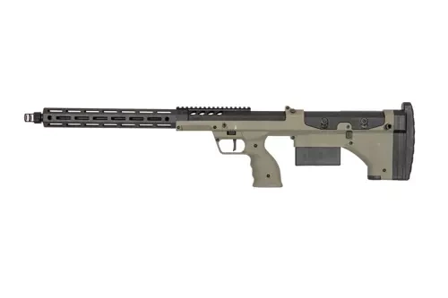Replika odstřelovací pušky Desert Tech SRS-A2/M2 22" (pro praváky) - olivově zelená