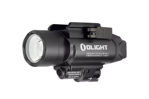 BALDR Pro Tactical Flashlight with laser sight - black