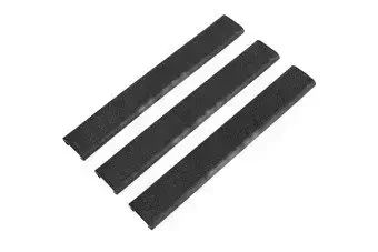 Juego de 3 forros Picatinny 4379 (175mm) - negro