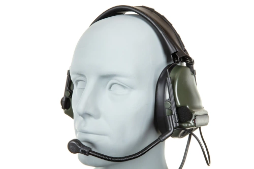 Tactical headset Wosport C5 HD-14-A Olive