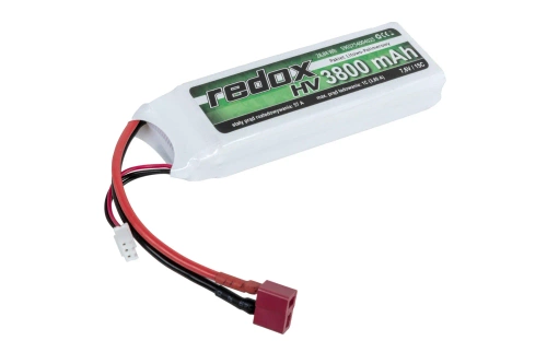 Batterie Li-Po Redox 3800 mAh 7,6 V Haute tension 15C Dean