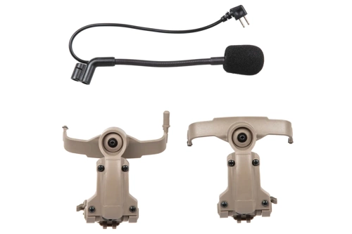 Adaptér sluchátek FMA typu Comtac II pro lišty typu ARC TB1443 FDE