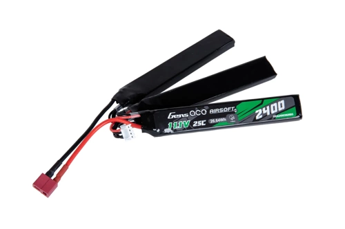 Akumulator Li-Po Gens Ace 25C 2400mAh 3S2P 11,1V Deans 3 modułowy