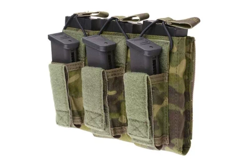 Triple Open Top Pouch for M4/M16 + Pistol Magazines - MC Tropic