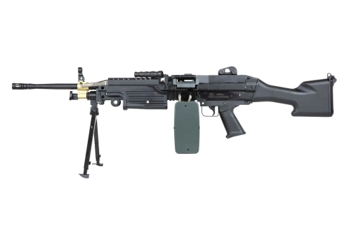 airsoft machine gun A&amp;K Cybergun M249 MK2 Black