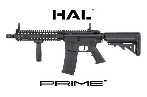 Airsoftová puška Specna Arms Daniel Defense® MK18 SA-P19 Prime™ HAL™ ETU s bezkomutátorovým motorem Černá