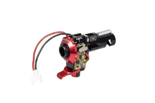 Cámara giratoria hop-up CNC LED para armas de airsoft M4/M16 - negro