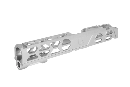 LA Capa Customs VOID aluminium slot voor TM Hi-Capa 5.1 replica's Zilver