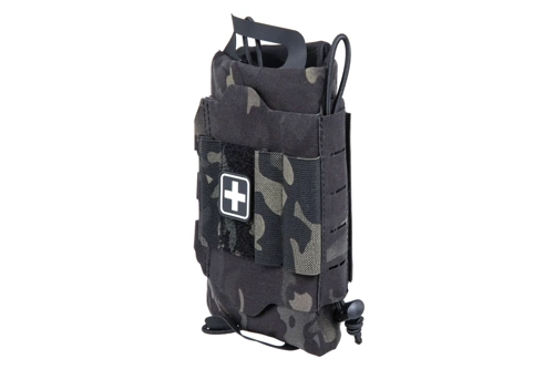 Tactical tear-off first aid kit with Velcro Wosport MC Black