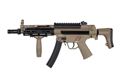 Airsoft machinepistool JG Works MP5-808 Tan