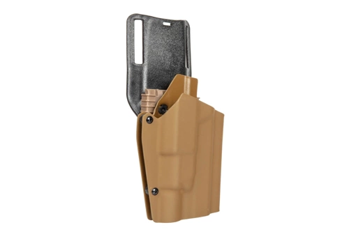 Holster en Kydex pour pistolet Glock avec lampe X300 - Dark Earth