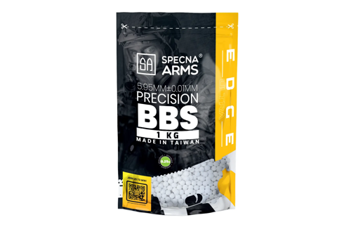 Kulki precyzyjne 0,25g Specna Arms EDGE ULTRA™ - 1 kg - białe