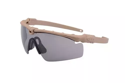 Okulary Tactical - Tan / Przyciemniane