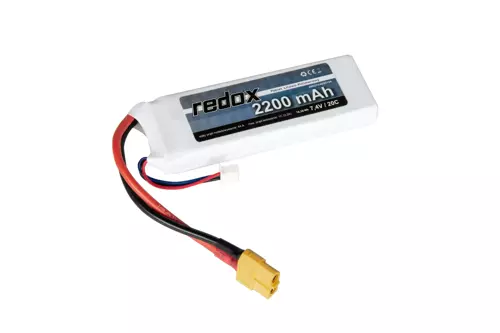 Akumulator REDOX LIPO 2200 mAh 7,4V - wtyk XT60