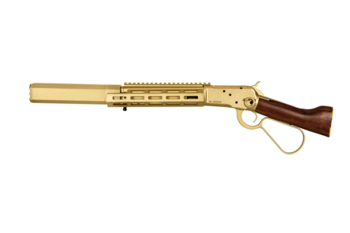 Fusil de airsoft 1873RS (madera auténtica) - Oro