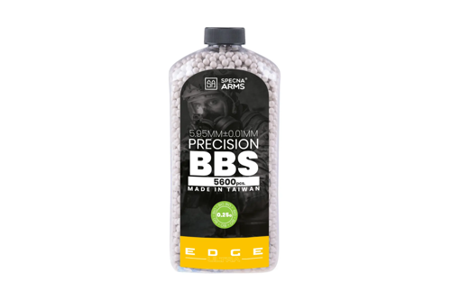 Specna Arms EDGE ULTRA™ BIO 0.25g balas de precisión - 5600 uds - blanco - botella